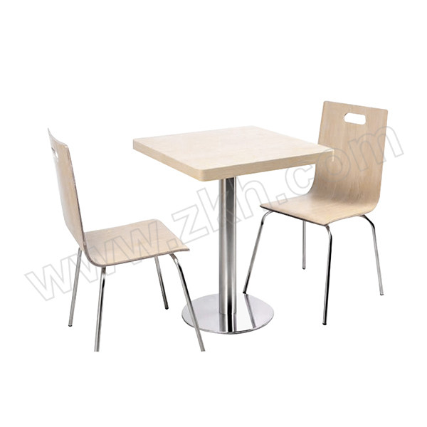 YUESHAN/悦山 1桌2椅食堂餐桌椅组合 CZ-3 桌600×600×750mm 椅480×460×830mm 1套