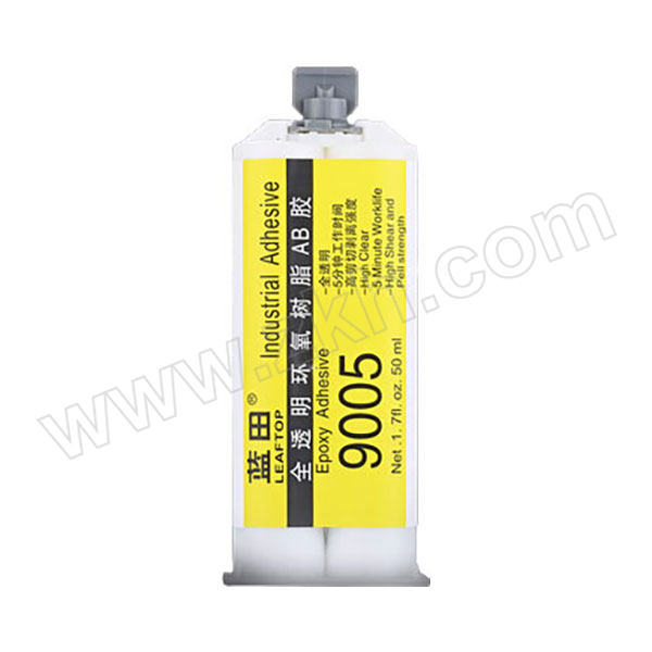 LEAFTOP/蓝田 耐高温强力环氧树脂AB胶水 9005 透明 50mL 1支