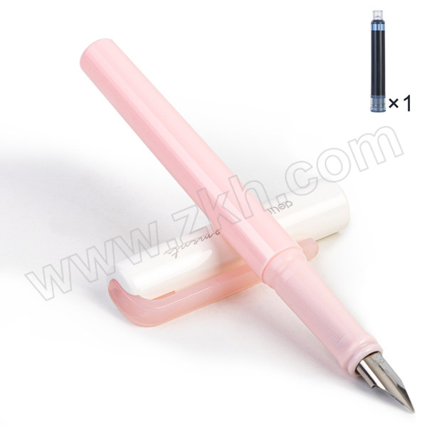 DELI/得力 钢笔 A932 EF 颜色随机 (1笔+1墨囊)×12套 1盒