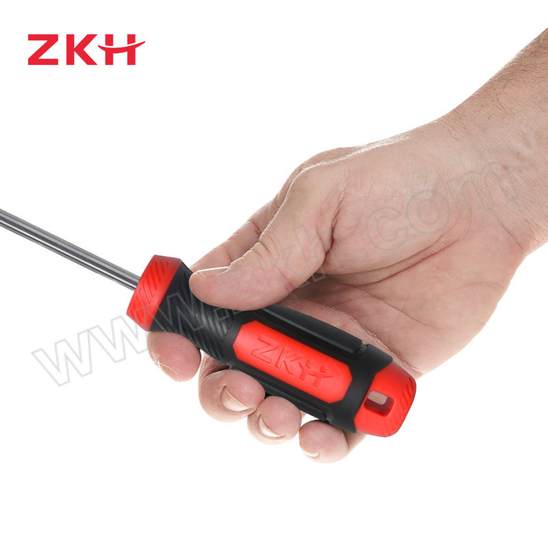ZKH/震坤行 经济型塑柄十字螺丝刀 HHT-PH2100 带磁 PH2×100mm 1把