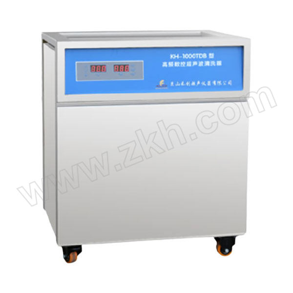 HECHUANG/禾创 单槽式高频数控超声波清洗器 KH-1000TDB 超声功率6kW 72L 1台
