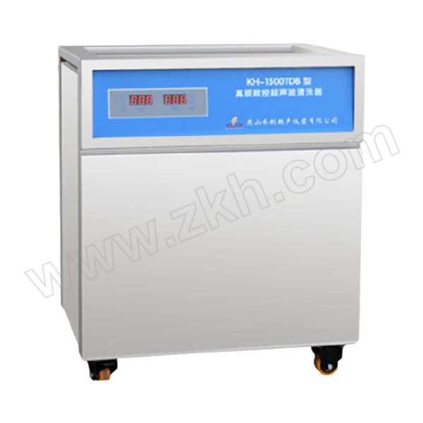 HECHUANG/禾创 单槽式高频数控超声波清洗器 KH-1500TDB 超声功率1.5kW 112L 1台
