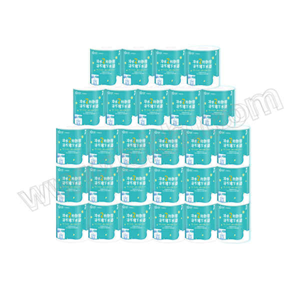 RINUO/日诺 水溶厕所卫生纸 有芯 120g 四层 10卷×4提 1件