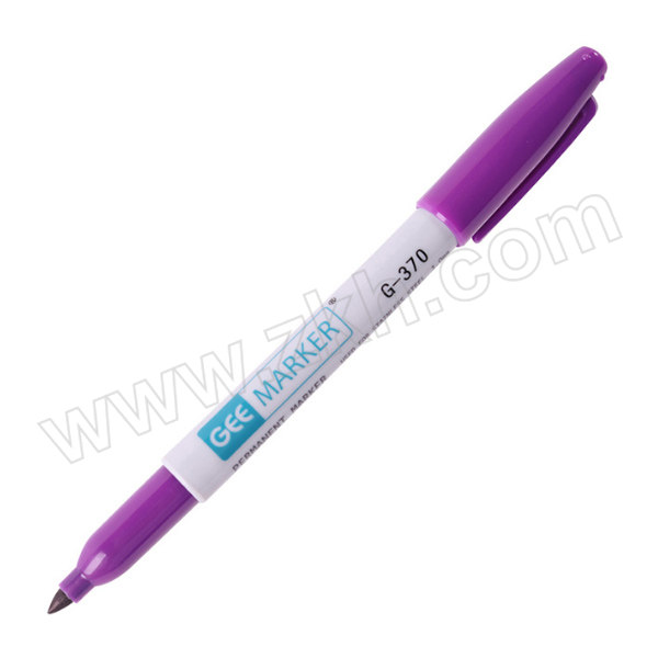 GEEMARKER 细头油性工业记号笔 G-370 紫色 1mm 1支