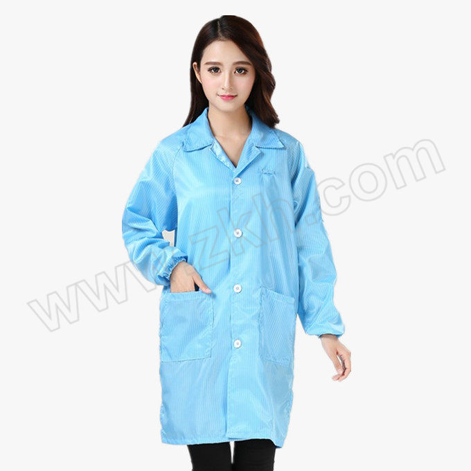 XIANGZHENG/翔正 防静电蓝条纹大褂 XZD-DG01 XL 蓝色 1件