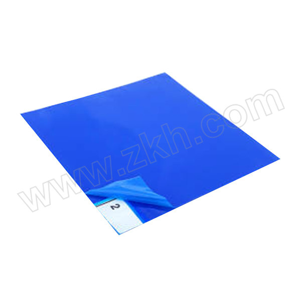 ZKH/震坤行 粘尘垫 ZCD-3 每层18×36"(450×900mm) 蓝色 厚0.03mm 30层×10本 1箱