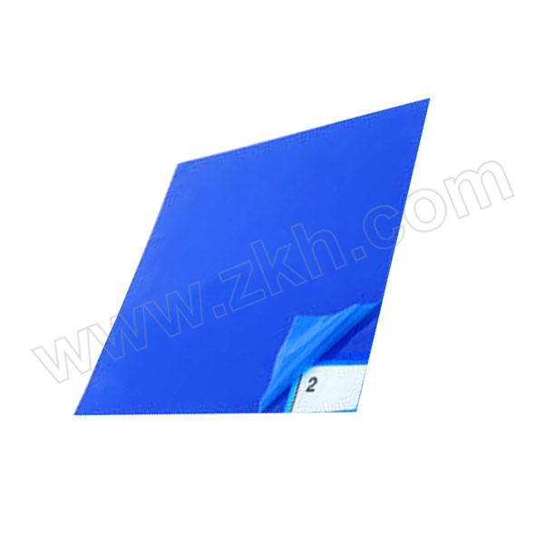 ZKH/震坤行 粘尘垫 ZCD-3 24×36"(600×900mm) 蓝色 厚0.03mm 30层 1本