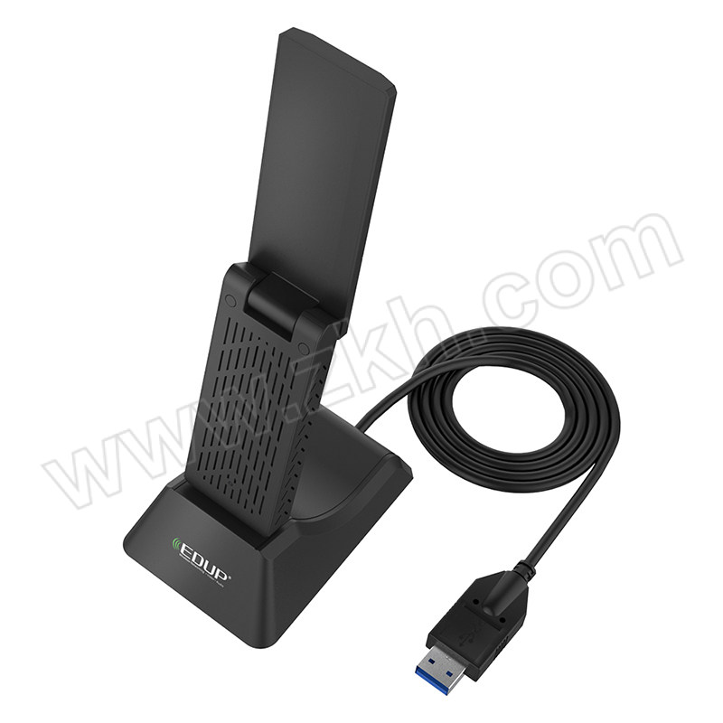 EDUP/ 翼联 1900MB双频无线网卡 EP-AC1675 USB接口 大功率电竞USB3.0无线双频网卡 信号增强 台式机电脑笔记本WiFi接收器 1个