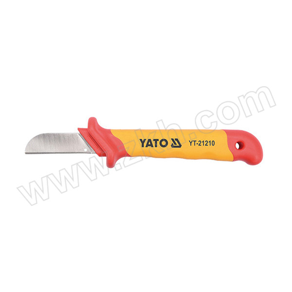 YATO/易尔拓 双色直刃式绝缘电工刀 YT-21210 50×180mm 1把