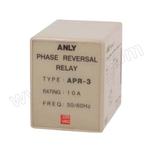 ANLY/安良 保护继电器 APR-3S AC208~440V 1个
