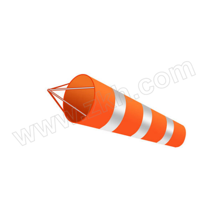 YUETONG/月桐 风向袋 反光橙色 长1.5m 风口平铺460mm 尾部平铺400mm 不含杆 1个