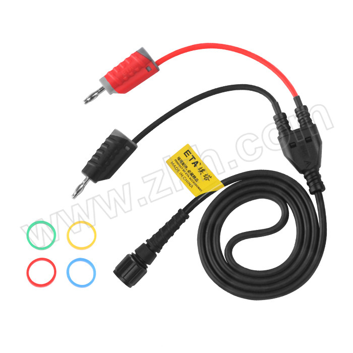 ETA BNC转双插线 ETA2043 黑色 1根 1包