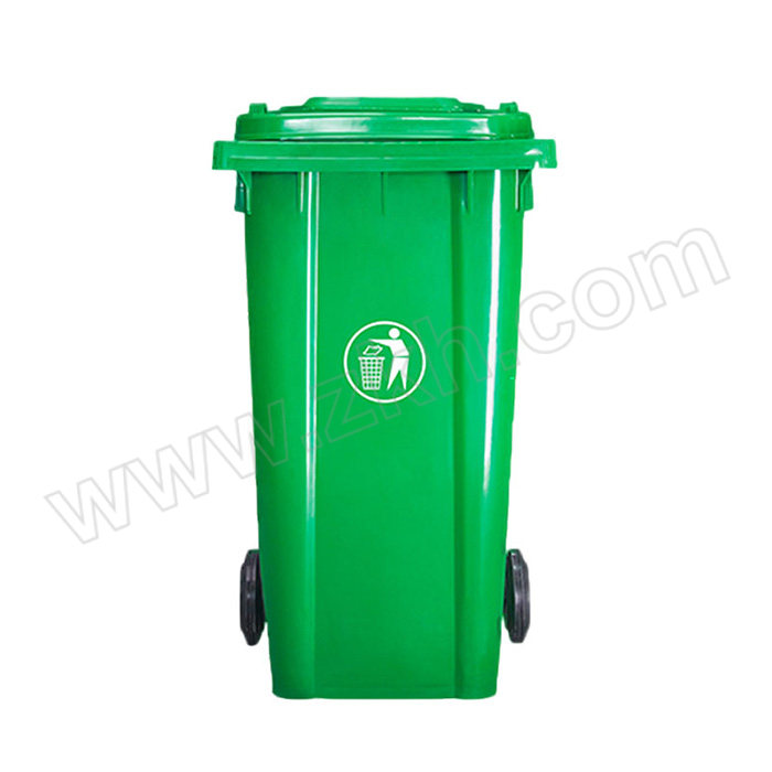 YUEJINTIE/悦金铁 垃圾桶 550×710×1020mm 240L 绿色 1个