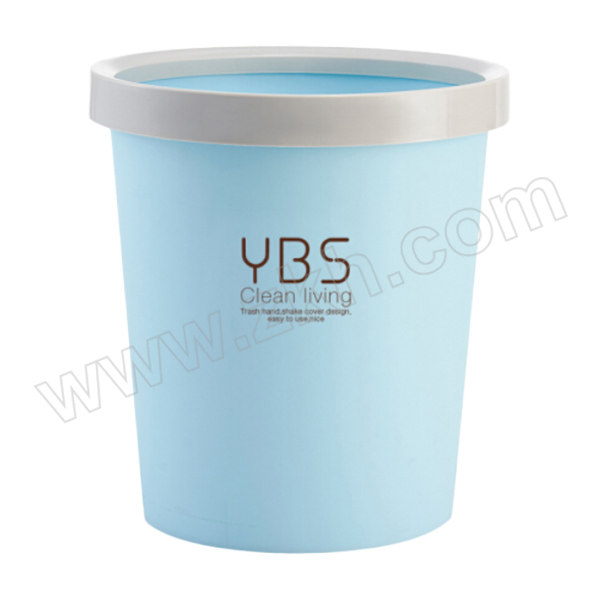 YMD/益美得 办公室简约垃圾桶 DY151 25.5×28cm 10L 颜色随机 1个
