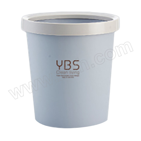 YMD/益美得 办公室简约垃圾桶 DY151 25.5×28cm 10L 颜色随机 1个