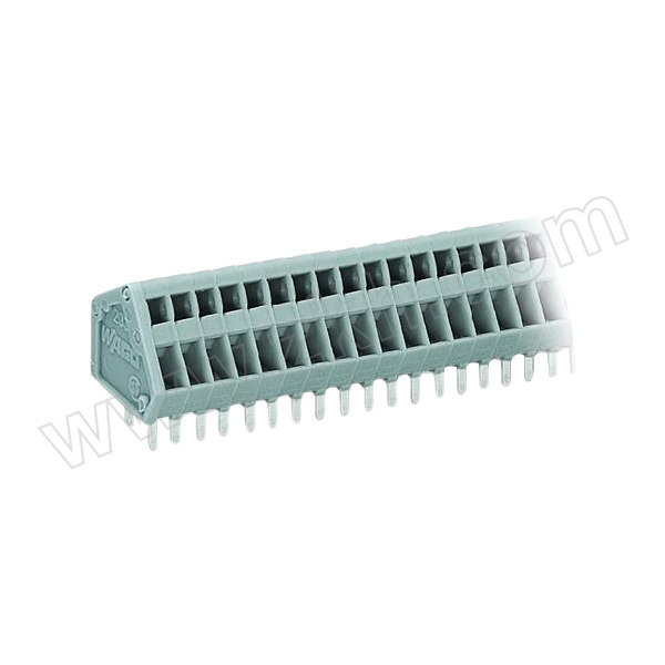 WAGO/德国万可 PCB接线端子 233-104 灰色 1个