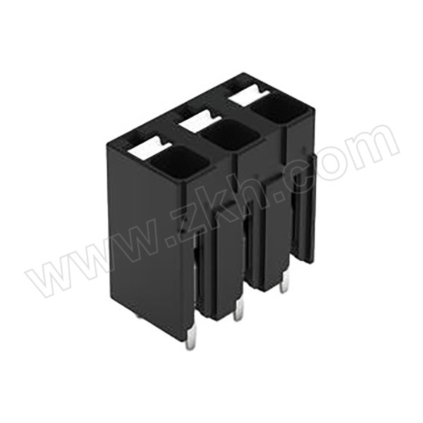 WAGO/德国万可 THR PCB接线端子 2086-3103 黑色 1个