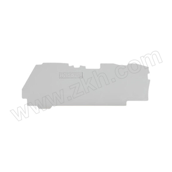 WAGO/德国万可 端板和隔板 2106-1391 灰色 1个