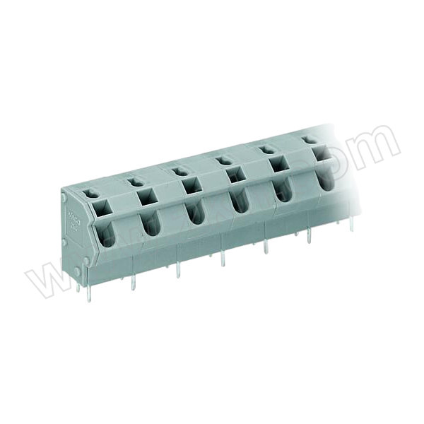 WAGO/德国万可 PCB接线端子 254-655 灰色 1个