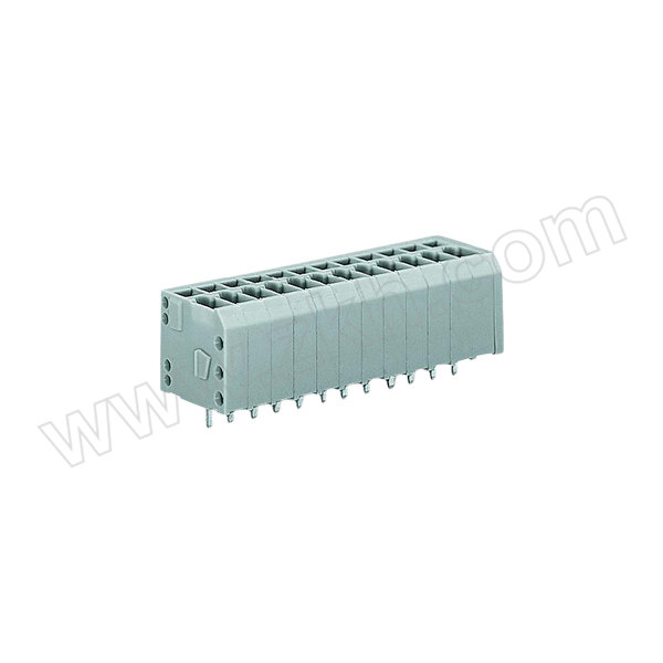 WAGO/德国万可 PCB接线端子 739-312 灰色 1个
