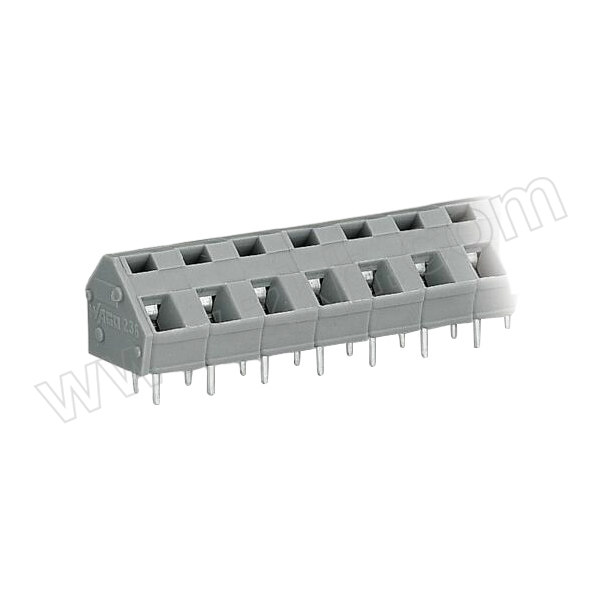 WAGO/德国万可 PCB接线端子 236-502/000-004 黑色 1个