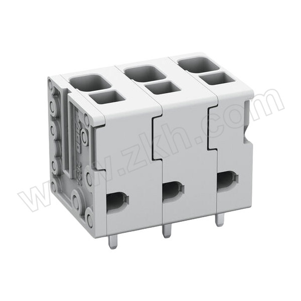 WAGO/德国万可 PCB接线端子 2624-3304 灰色 1个