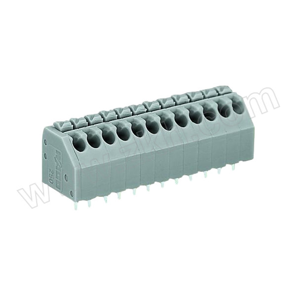 WAGO/德国万可 PCB接线端子 250-103 灰色 1个