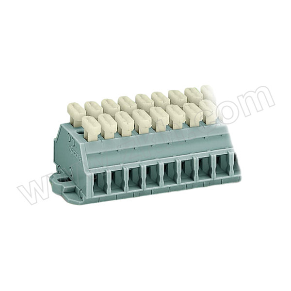 WAGO/德国万可 2线端子排 261-423/341-000 灰色 1个