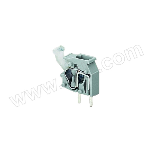 WAGO/德国万可 PCB接线端子 255-743 浅灰色 1个