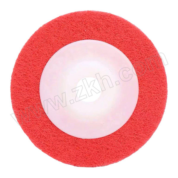 ZKH/震坤行 纤维抛光轮 NLPGL-1007P 100×12×16mm  7P 红色（可与灰色、白色通用） 1只