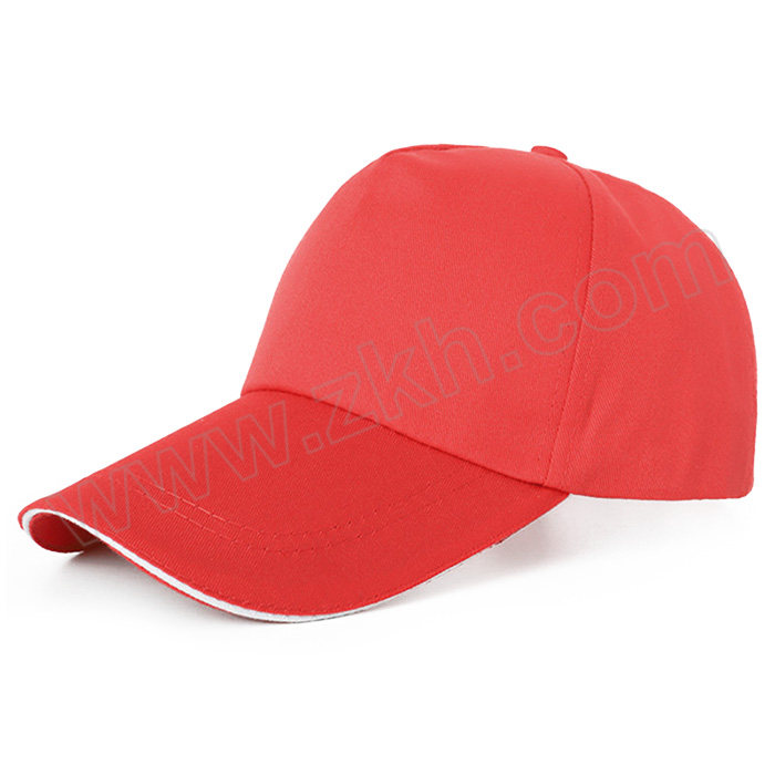 ICEY/冰禹 鸭舌广告帽 BYll-1033系列 帽檐夹心棉布款 帽围56~60cm 红色 1个