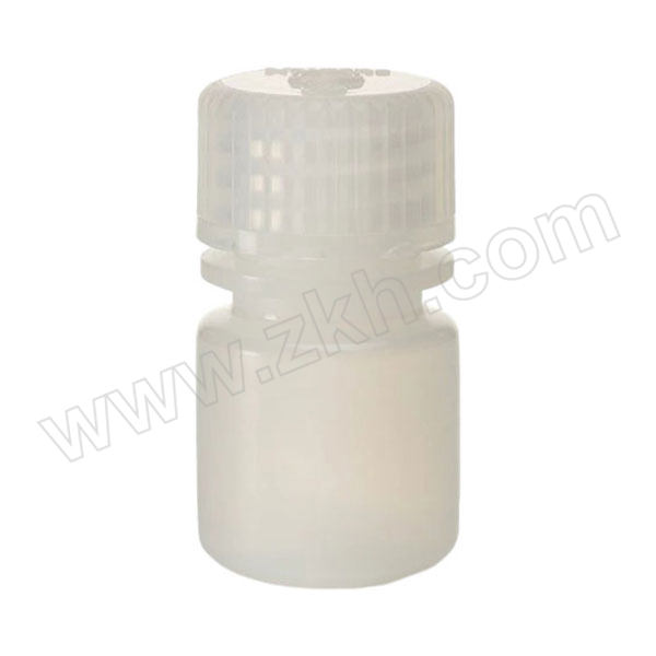 NALGENE/耐洁 LPE线 窄口瓶 2002-9050 瓶体高密度聚乙烯 带聚丙烯螺旋盖 15mL 12个×6包 1箱