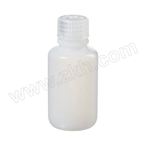 NALGENE/耐洁 LPE线 窄口样品瓶 2089-0002 瓶体天然高密度聚乙烯 带天然聚丙烯螺旋盖 60mL 72个 1箱