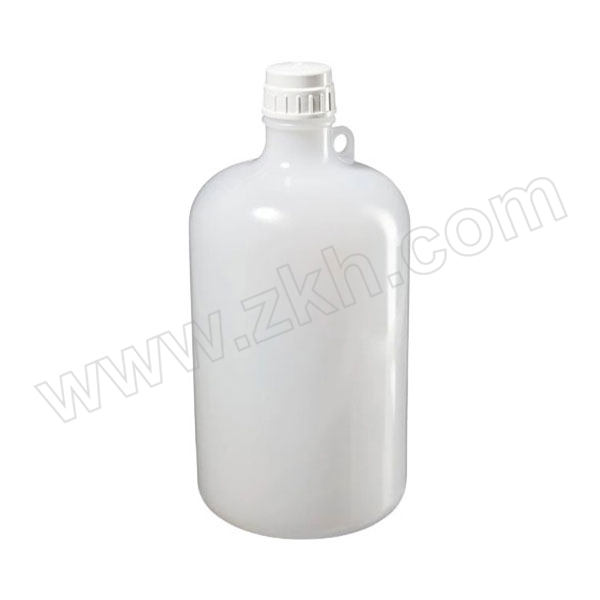 NALGENE/耐洁 LPE线 大窄口瓶 2202-0020 瓶体低密度聚乙烯 带聚丙烯螺旋盖 8L 1个×6包 1箱