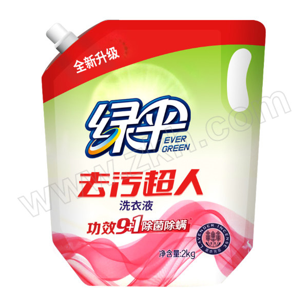 LVSAN/绿伞 去污超人洗衣液(薰衣芳菲) 6922365802188 2kg 1袋