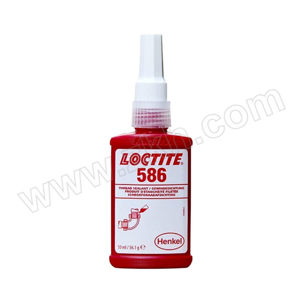 LOCTITE/乐泰 管螺纹密封胶-耐腐蚀型 586 红色 中粘度螺纹密封胶 50mL 1支