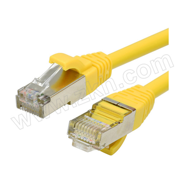 L-CUBIC/酷比客 超五类屏蔽网线 LCLN5ERRSYW-2M 黄色 1根