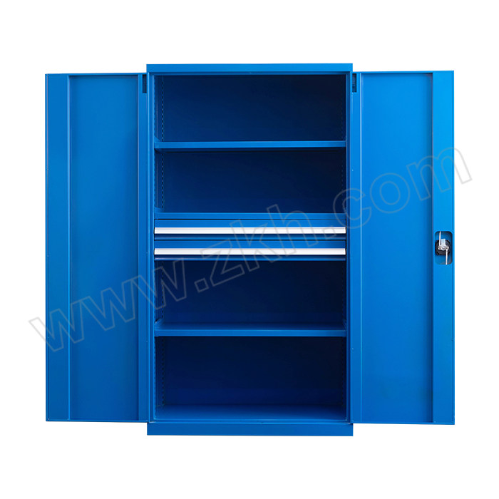 RUIZHIJIE/锐之捷 对开门内2抽(蓝色)工具柜 1GJG06 外形尺寸1000×500×1800mm 1台