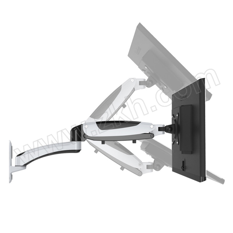 GIBBON MOUNTS/长臂猿 气压壁挂双节显示器支架 GM112W 白色 黑色 1个
