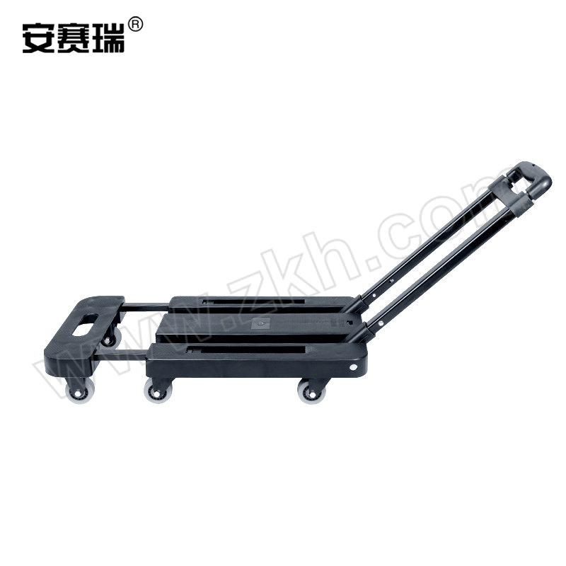 SAFEWARE/安赛瑞 折叠六轮手推车 黑色  28381  尺寸47*30cm 可伸缩 载重200KG  1个