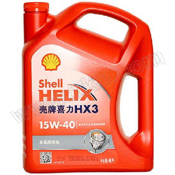 SHELL/壳牌 经济型汽油机油 HELIX-HX3-15W40 4L×4瓶 1箱