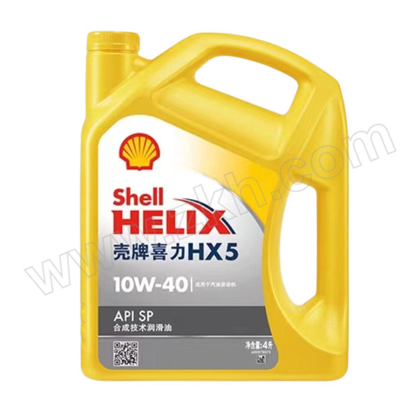 SHELL/壳牌 卓越型汽油机油 HELIX-HX5-10W40 4L×4瓶 1箱