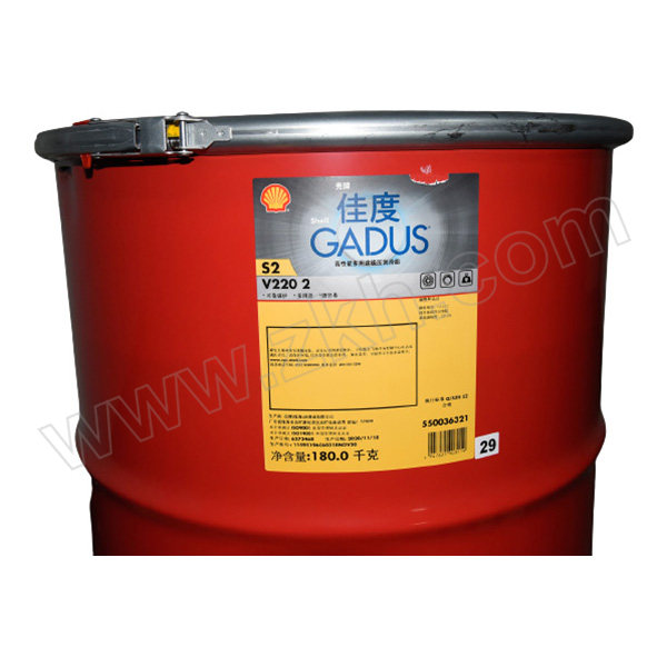 SHELL/壳牌 润滑脂 GADUS-S2V220-2 180kg 1桶