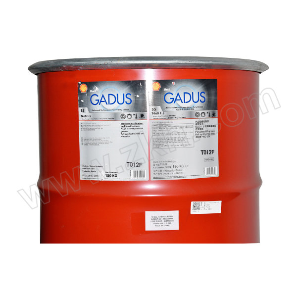 SHELL/壳牌 润滑剂 GADUS-S5T460-1.5 180kg 1桶