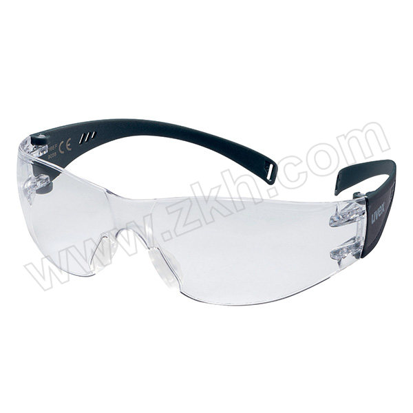 UVEX/优维斯 c-flexcom安全眼镜 9058105 防雾 透明镜片 灰色镜腿 1副
