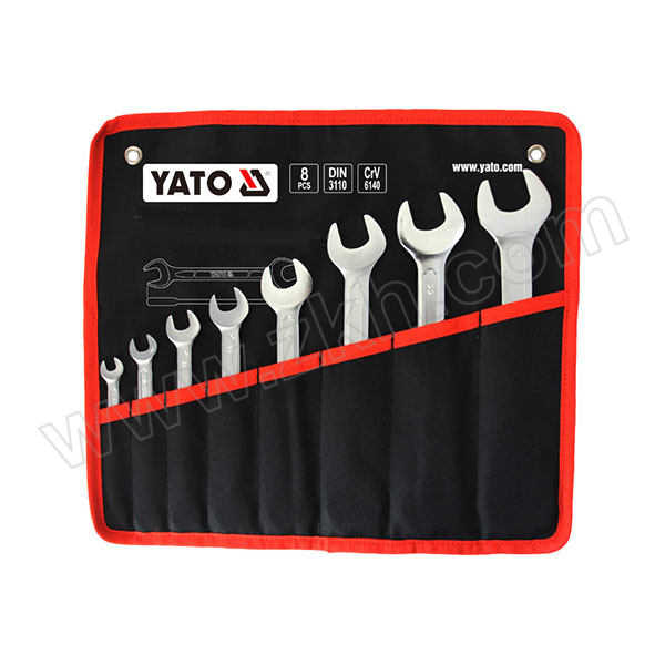 YATO/易尔拓 双头呆扳手组套 YT-48181 8件 1套