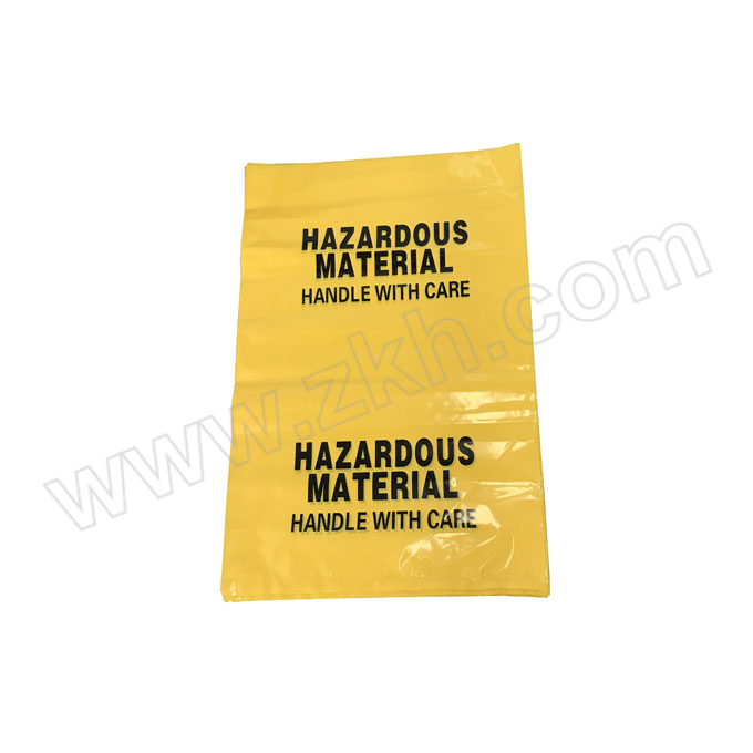 AJD/艾捷盾 化学品处理袋 AJD-21892 黄色 10只 1包