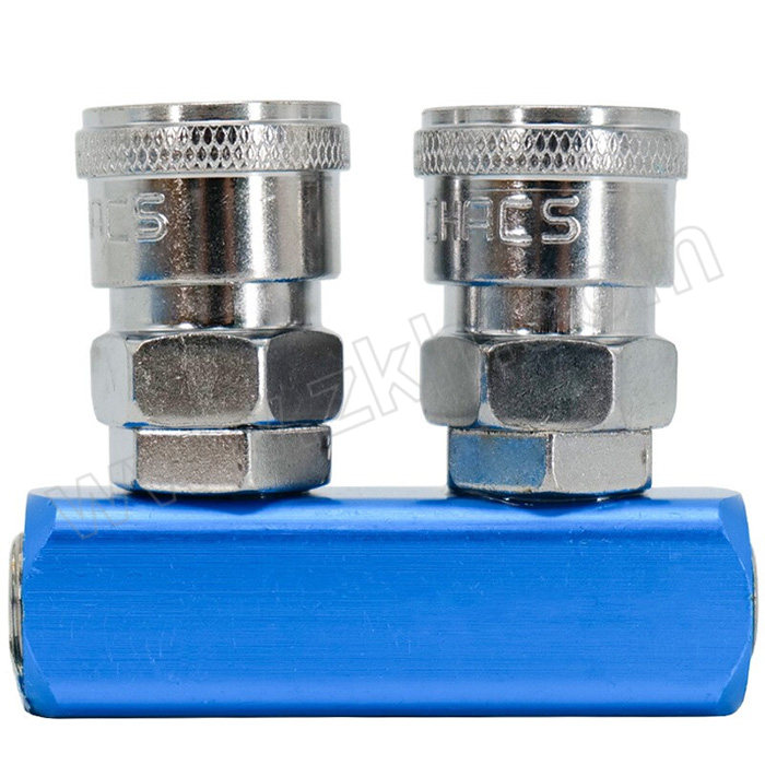 ICEY/冰禹 自锁快速直排阀 BYQD-106系列 SML(普通直二通) 快插接头12mm-内螺纹G1/4 钢 1个