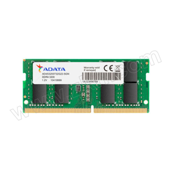 ADATA/威刚 笔记本内存 万紫千红 DDR4 3200MHz 8GB 1个