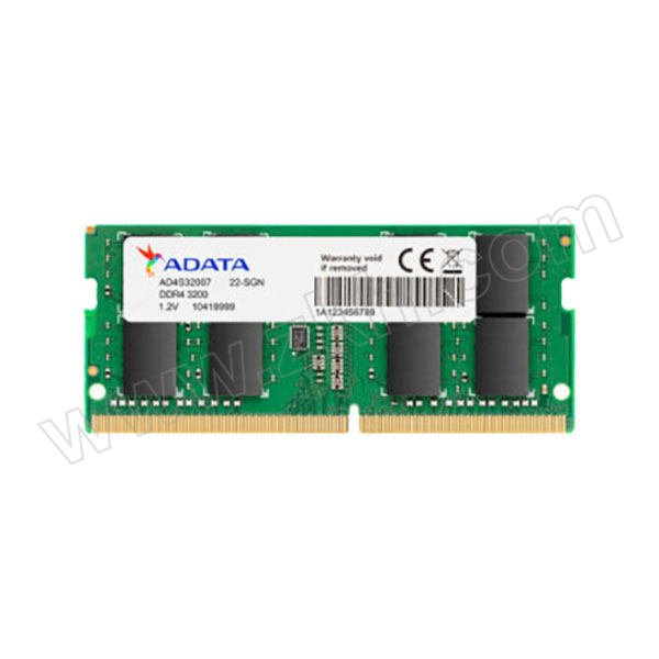ADATA/威刚 笔记本内存 万紫千红 DDR4 3200MHz 16GB 1个